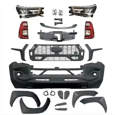 1 Set Facelift Body Kits For Hilux Revo Rocco 2015+ Converse To 2023 2024 GR Sports Include Bumper Headlights Grill Rare Lights price