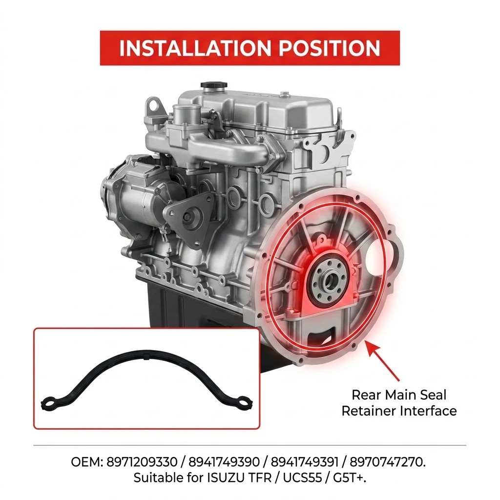 8971209330 8970747270 Crankcase To Cylinder Block Gasket For Isuzu TFR UCS55 Truck With 4JA1 4JB1 4KH1 Engine