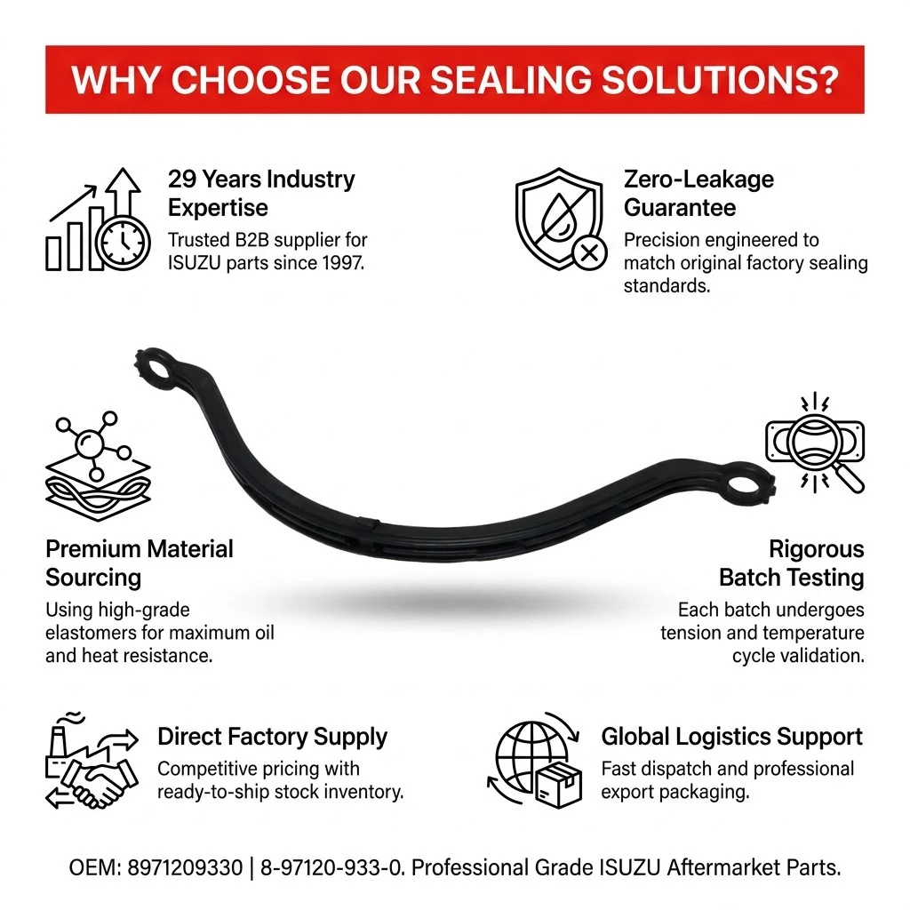8971209330 8970747270 Crankcase To Cylinder Block Gasket For Isuzu TFR UCS55 Truck With 4JA1 4JB1 4KH1 Engine